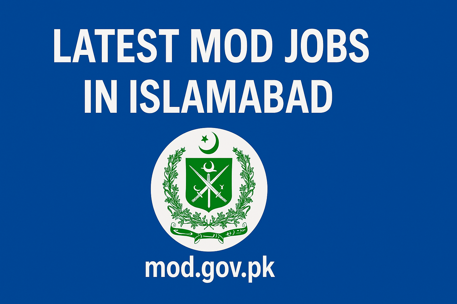 MOD Jobs in Islamabad