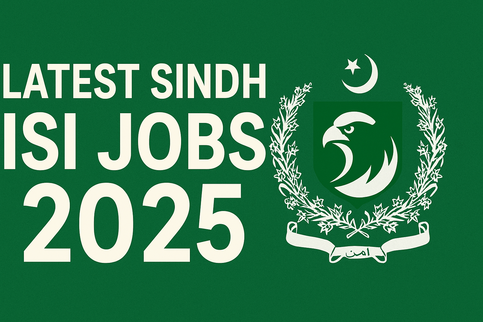 latest Sindh ISI jobs